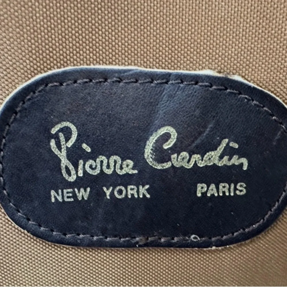 Pierre Cardin Elegant Brown and Tan Briefcase